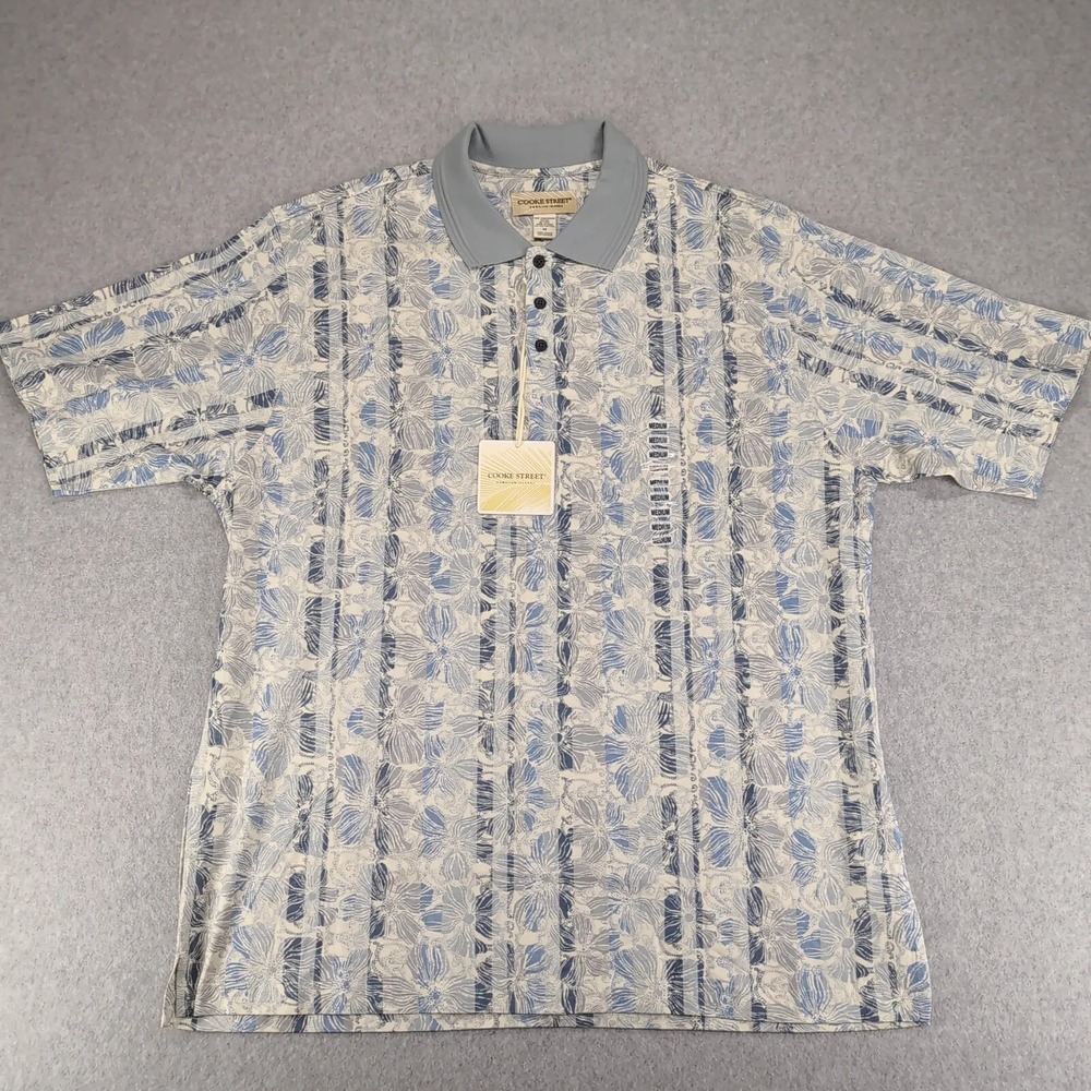 Cooke Street Shirt Mens Medium Multicolor Hawaiian‎ Aloha All Over Print Floral